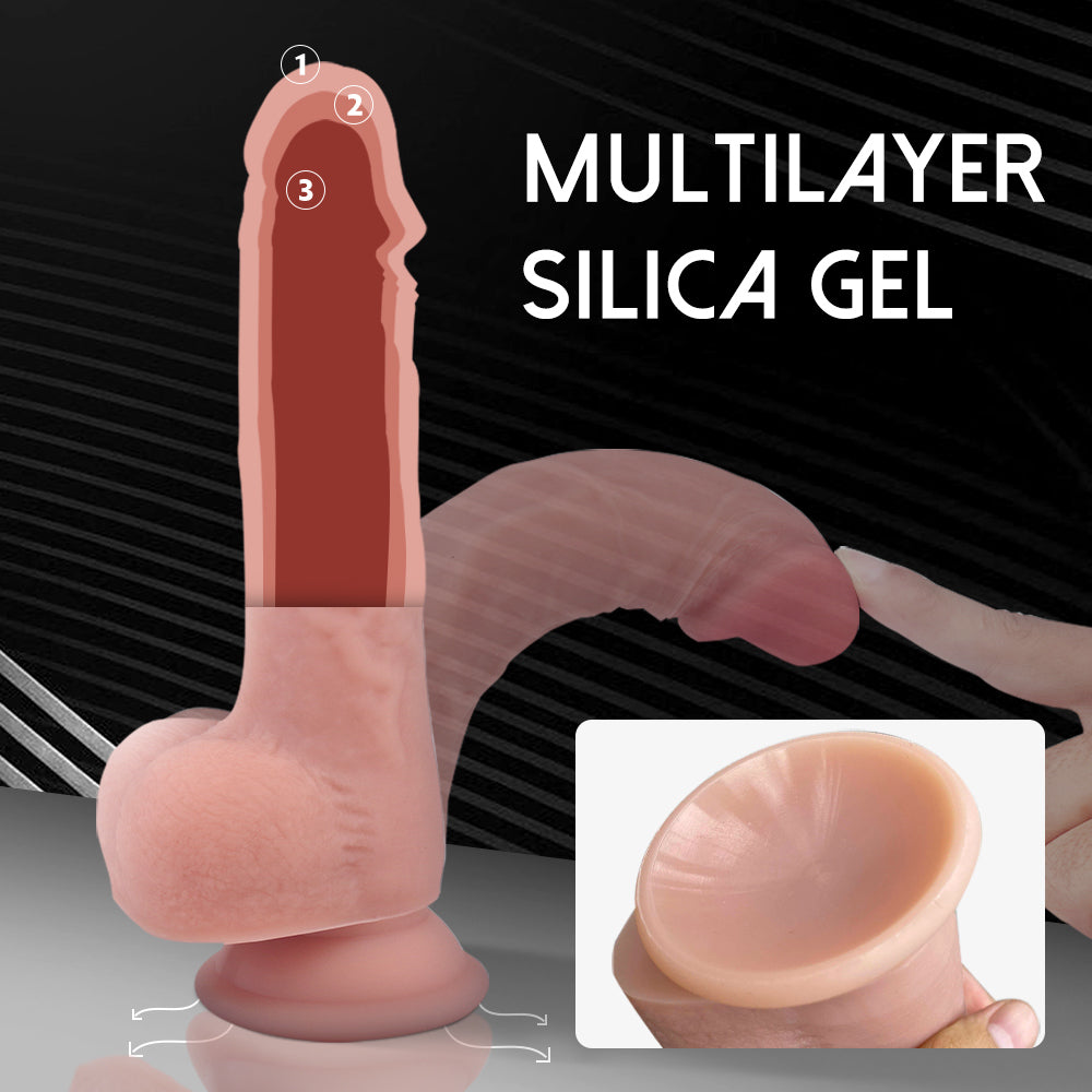 Vibrating Dildo - Amber